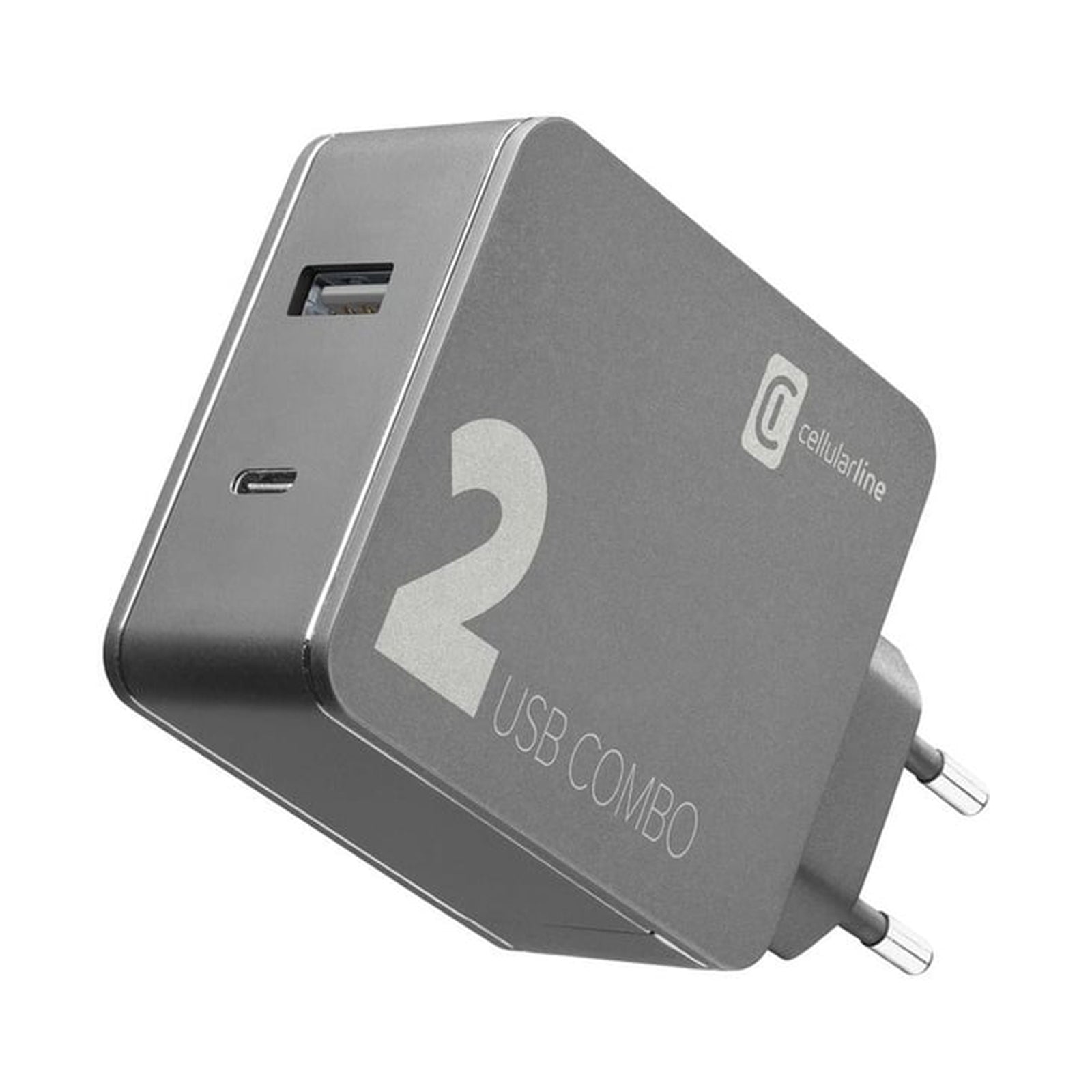 CELLULALRLINE PC CHARGER 2 PORTS 42W - BLACK