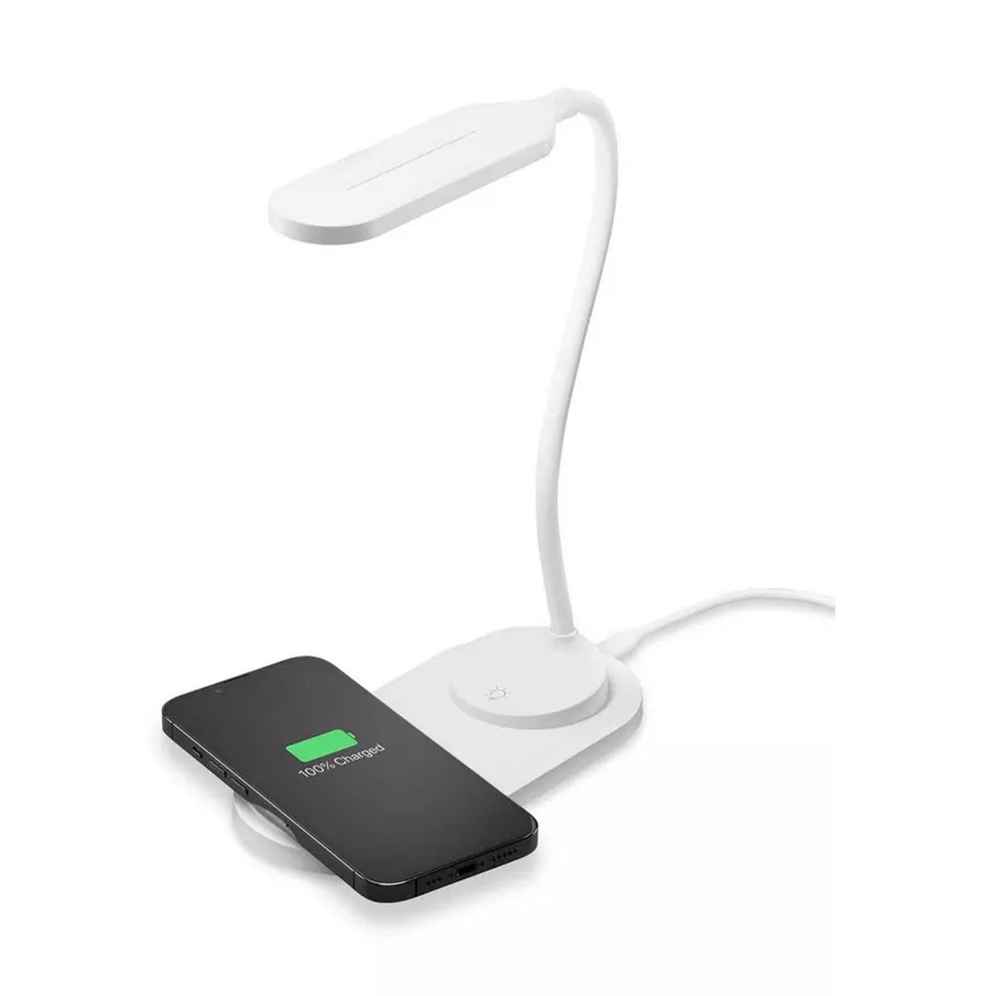 CELLULALRLINE  WIRELESS CHARGING LAMP - WHITE