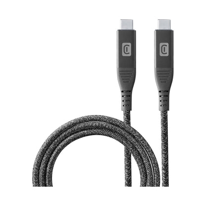 CELLULALRLINE  USB-C TO USB-C CABLE 3.1 TAB 1M - BLACK