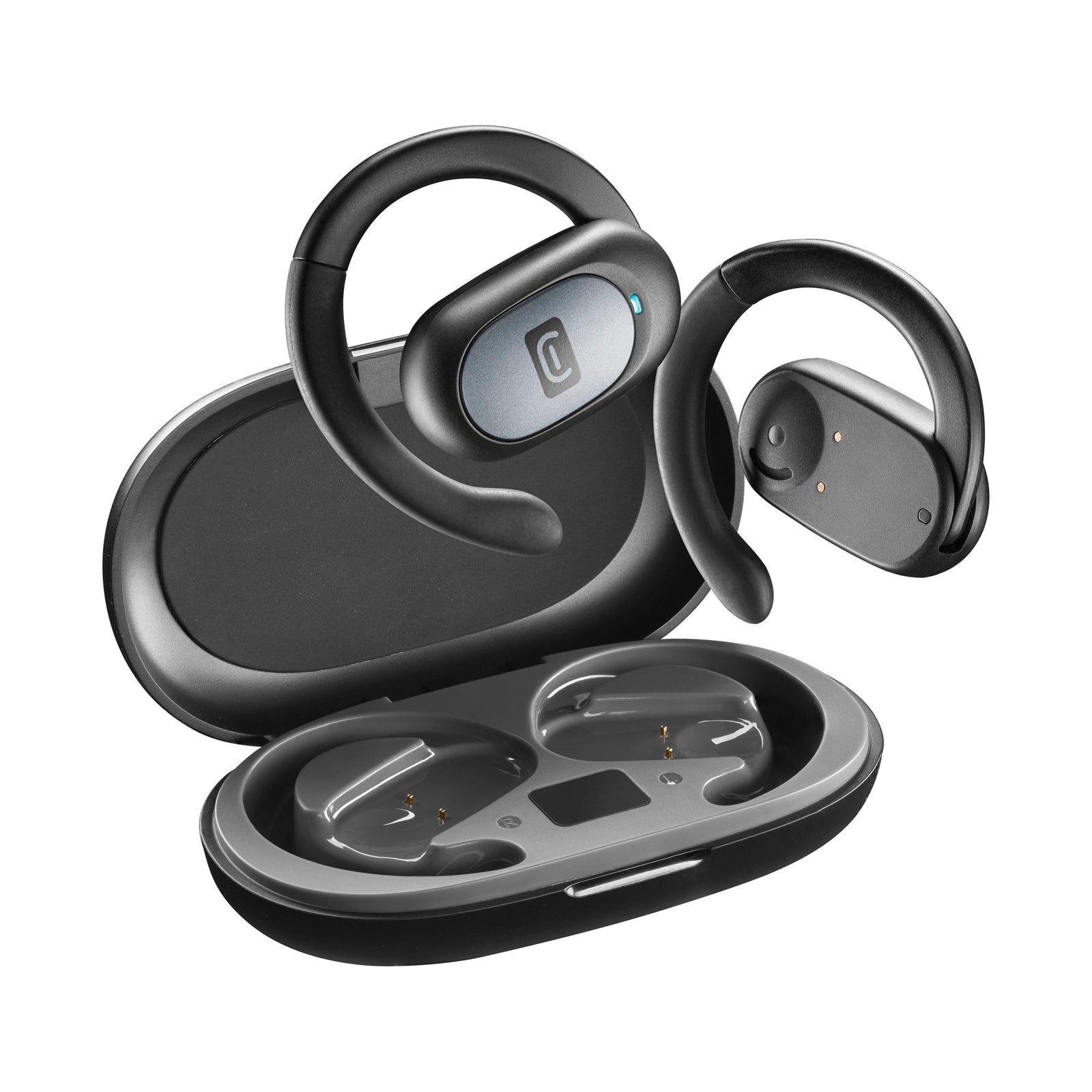 CELLULALRLINE BLUETOOTH EARPHONES TWS OZONE OPEN-AIR - BLACK