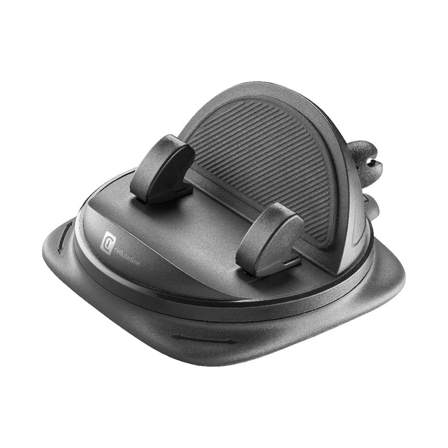 CELLULALRLINE CAR HOLDER ROTATING - BLACK