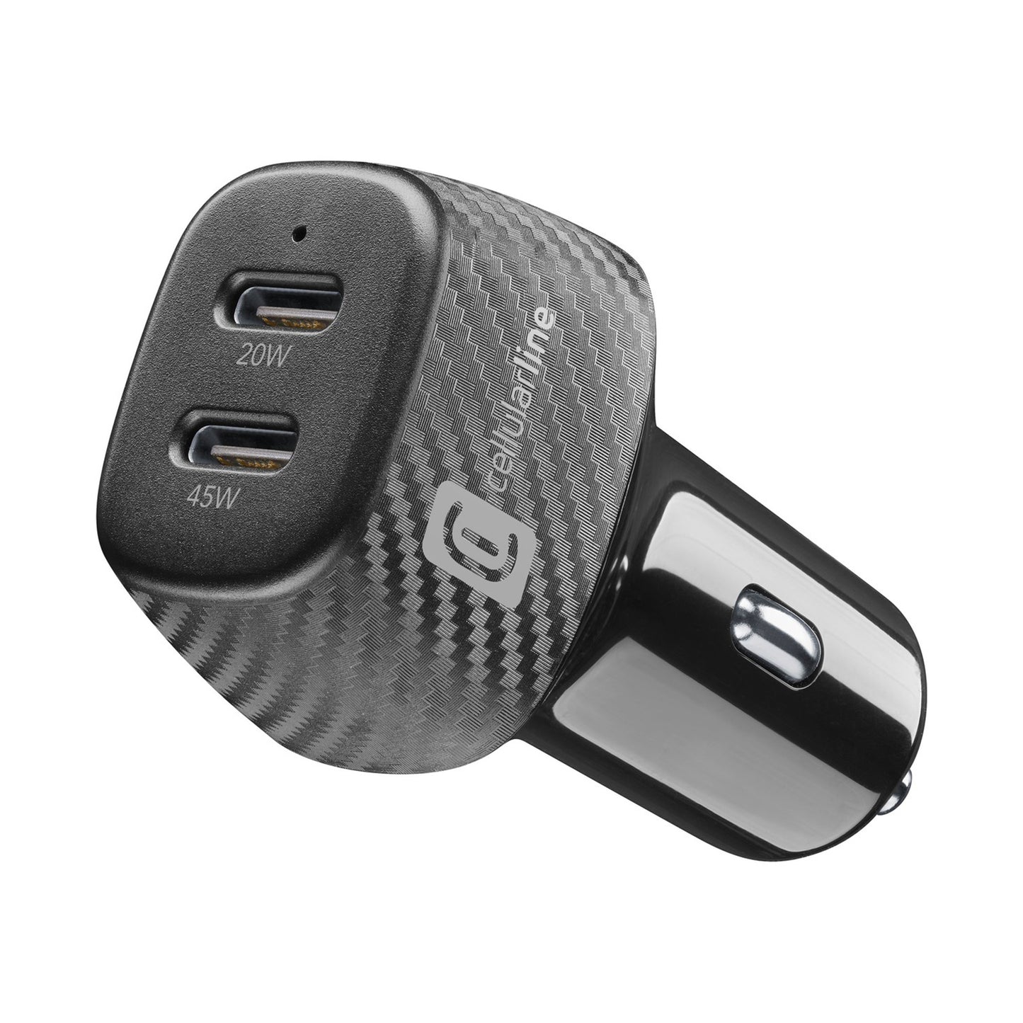 Cellulalrline Cbrusb2Pd65Wk / Car Charger Pd 45W + 20W Black