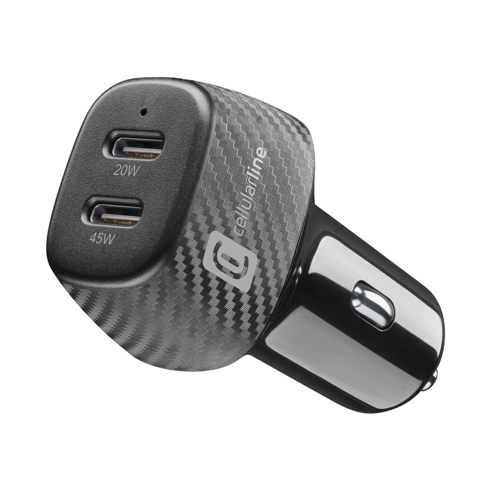 Cellulalrline Cbrusb2Pd65Wk / Car Charger Pd 45W + 20W Black