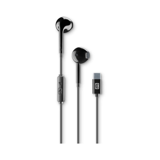 CELLULARLINE EARPHONE MIC CAPSULE USB-C BLACK