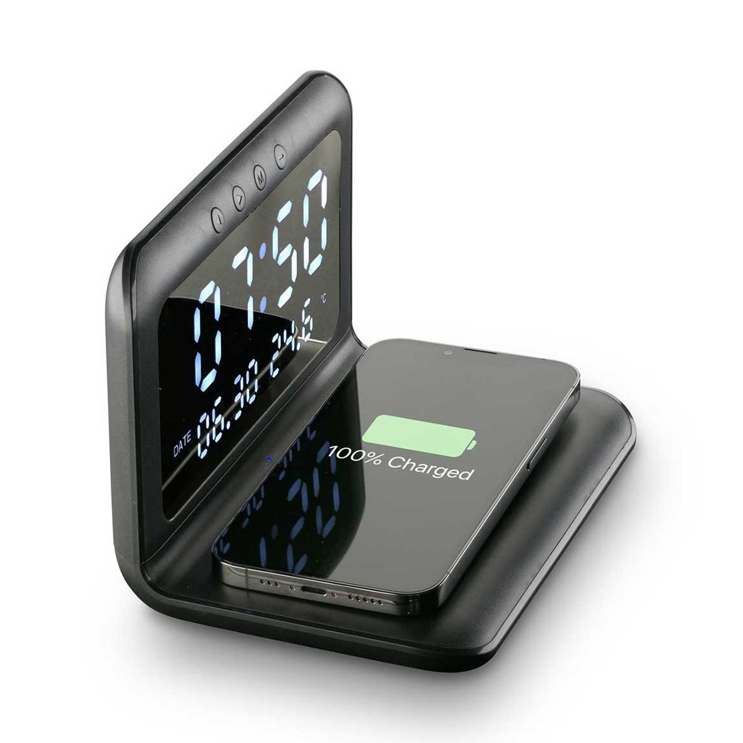 CELLULALRLINE WIRELESS CLOCK - BLACK