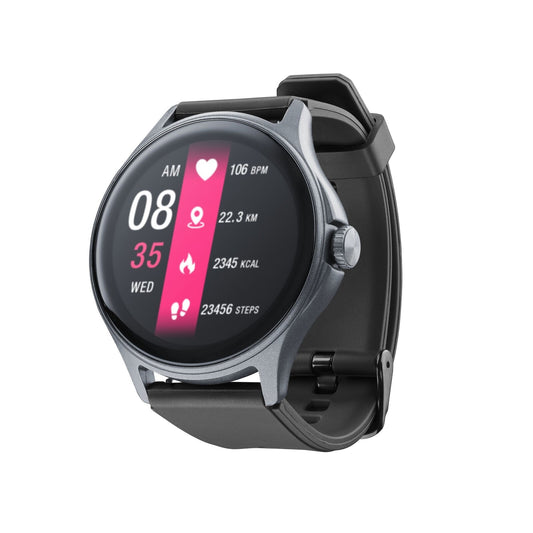 CELLULARLINE Btionwatchprork / Round Bt Smartwatch Black