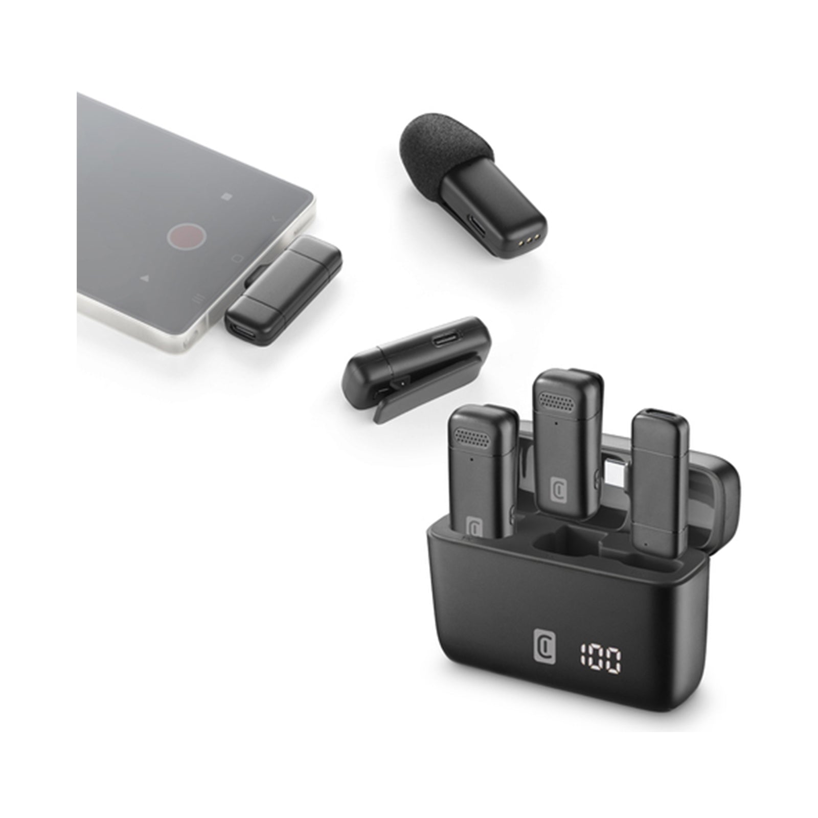 Cellularline Wlstalkprok / Wireless Microphone Talk Pro BlK