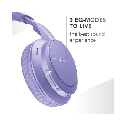 BTHEADBMSBOOSTV / BLUETOOTH HEADPHONES MS EQ   BOOST PU