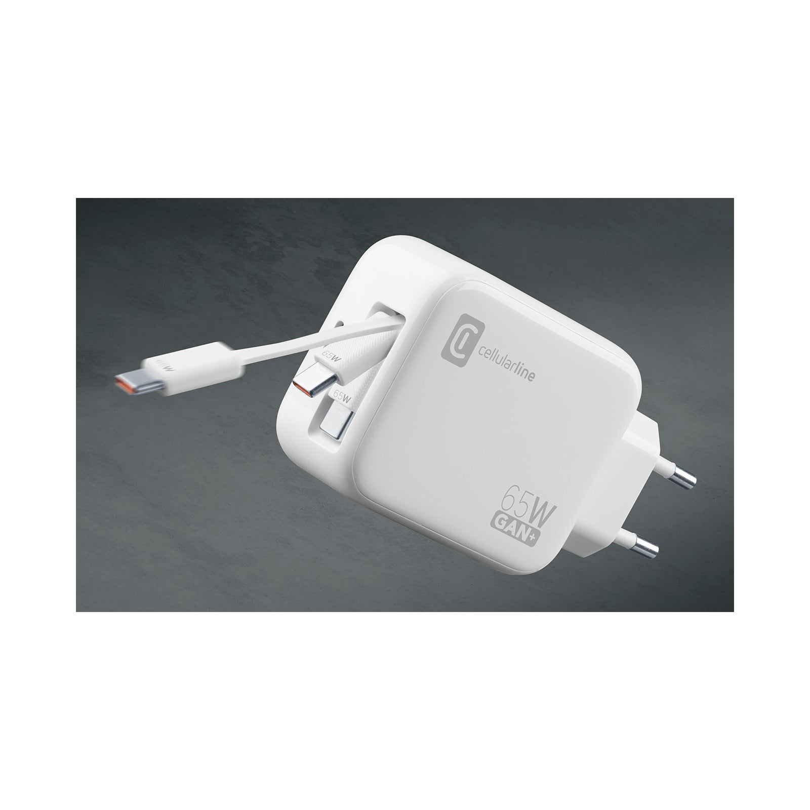 ACHROLLUSBCGAN65WW / WALL CHARGER ROLLER USB-C 65W  WHITE