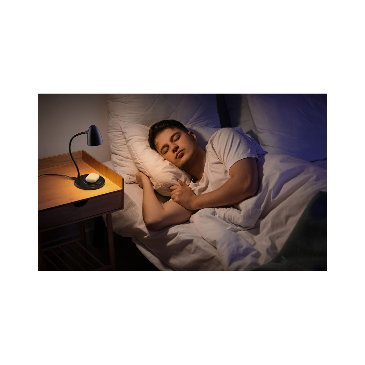 WIRELESSLIGHT15WK / WIRELESS CHARGING LAMP 15W BLACK