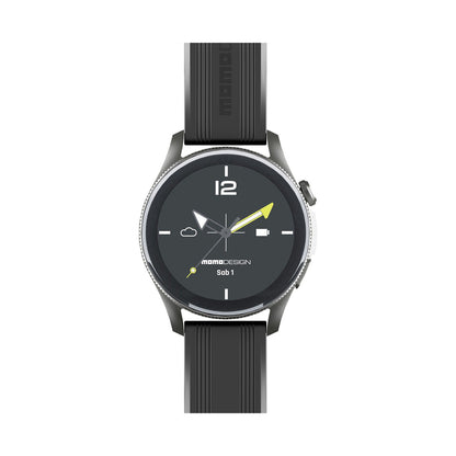 BTMOMOWATCHRK / ROUND BT SMARTWATCH BLACK