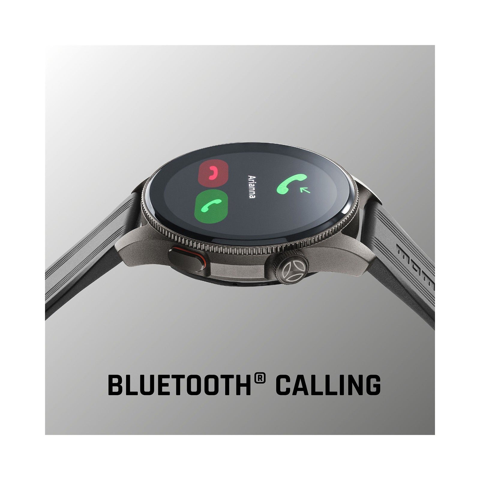 BTMOMOWATCHRK / ROUND BT SMARTWATCH BLACK