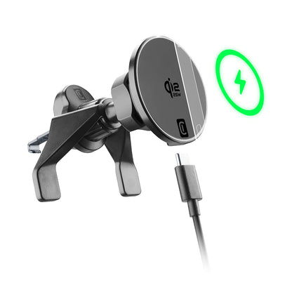 MAGQI25HOLDERVENTK / MAG WIRELESS QI2 25W IN CAR HOLDER BLK