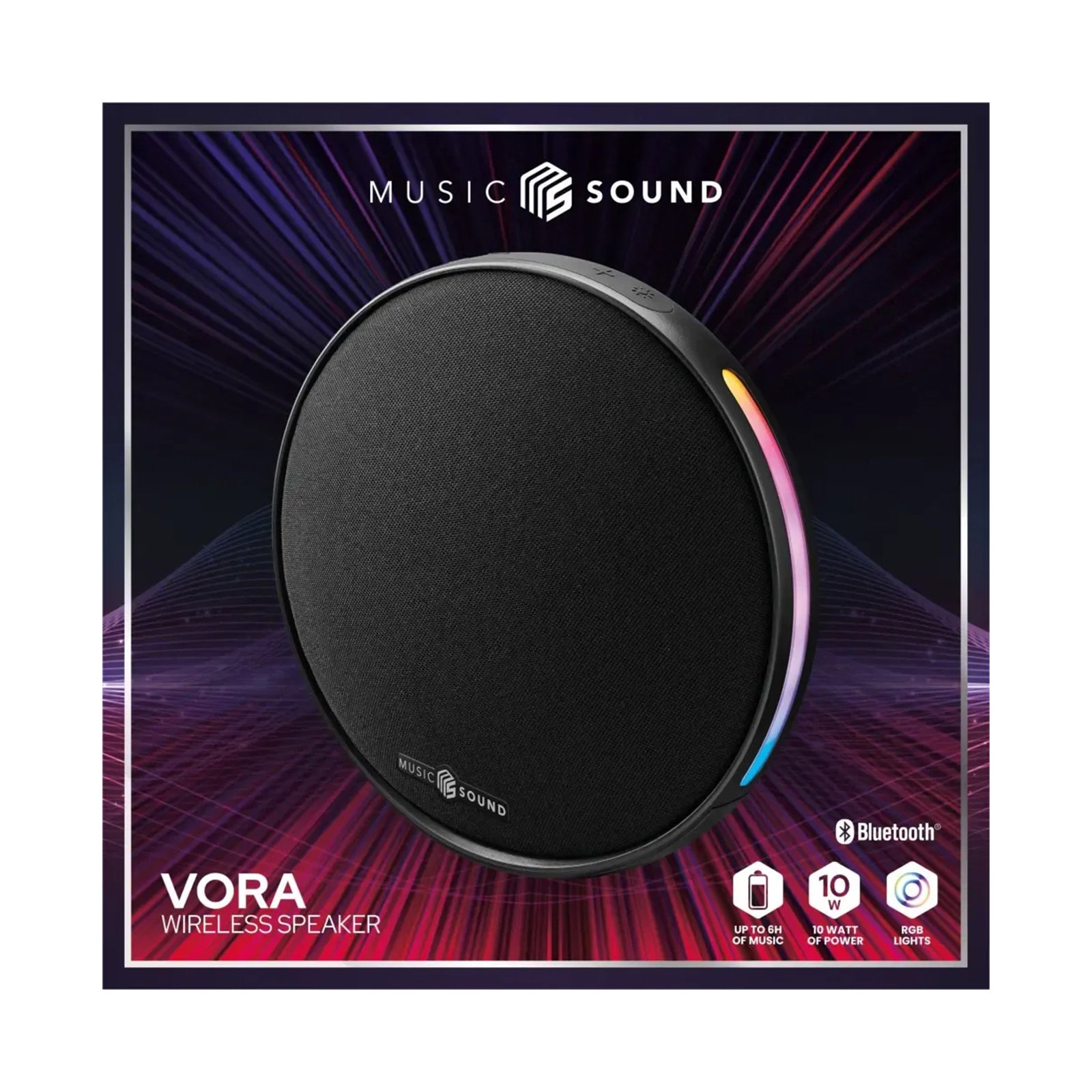 BTSPKMSVORAK / BLUETOOTH SPEAKER VORA BLACK /
