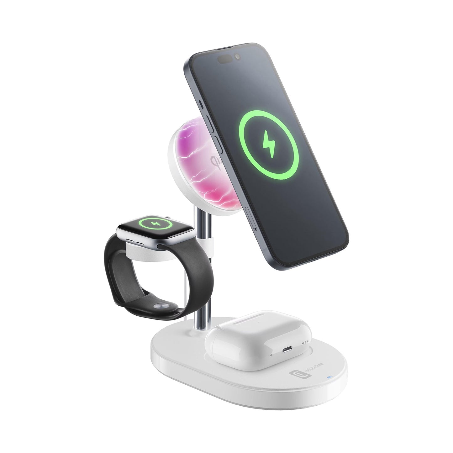 WIR3IN1MAGQI25W / WIRELESS CHARGER QI2 25W 3IN1 WHITE