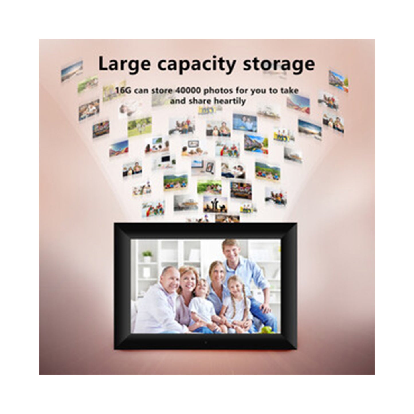 WIRPICTUREFRAMEK / WIRELESS PICTURE FRAME BLACK