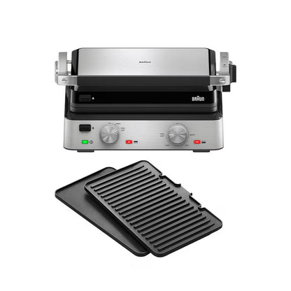 Braun Multi Contact Grill 2000w Stainless Steel