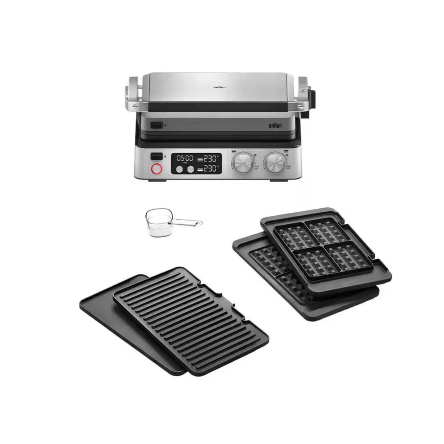 Braun Contact Grill 2000W Stainless Steel