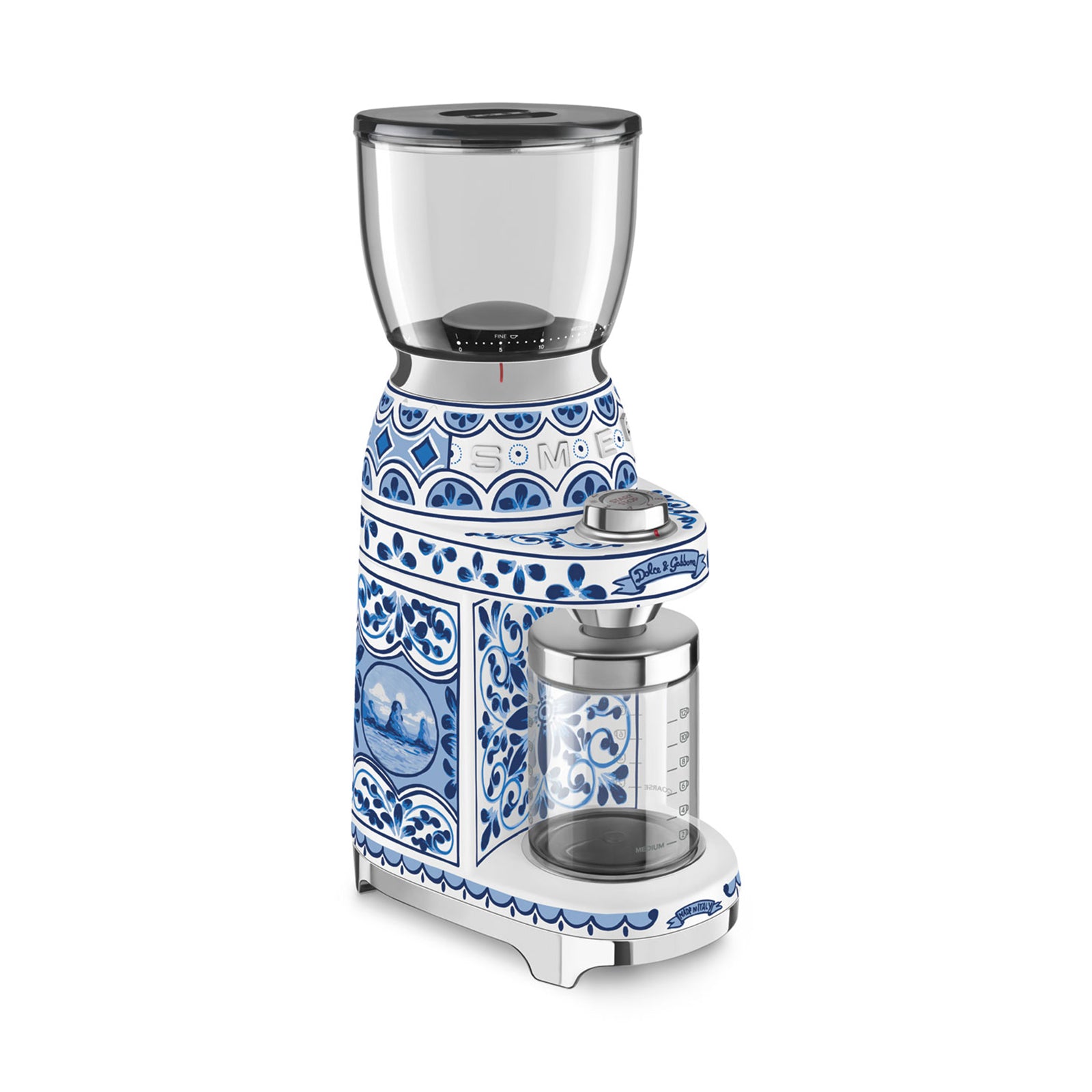 Smeg Coffee Grinder Dolce & Gabbana Blu