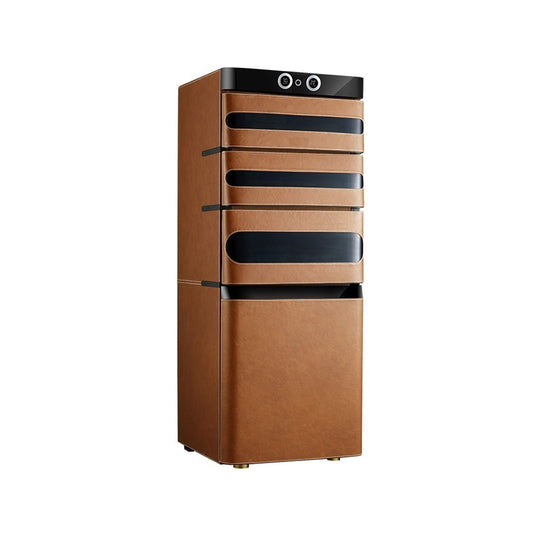 CAMPOMATIC Luxury Humidor 1200Cigar Leather Fingerprint Lock