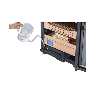 CAMPOMATIC Cigar Humidor 1200 Fingerprint Lock Cedar Wood