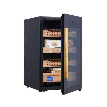 CAMPOMATIC Cigar Humidor 850 Fingerprint Lock Cedar Wood
