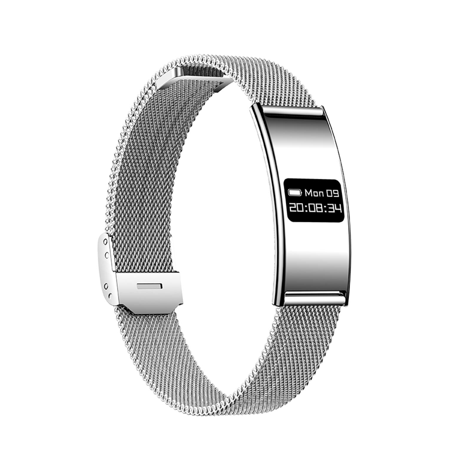 NEXIA Smart Bracelet 24/7 Health, Fitness, Silver CHN
