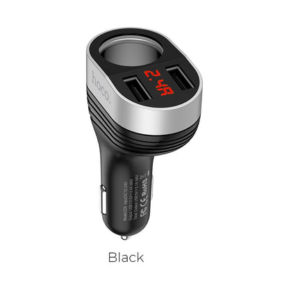 HOCO REGAL DIGITAL DISPLAY CIGARETTE LIGHTER CAR CHARGER