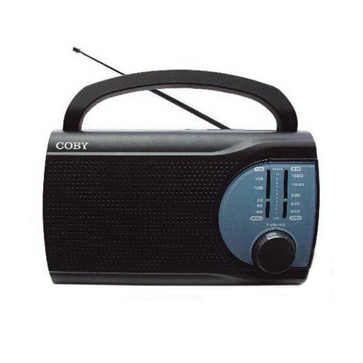 COBY Portable Radio Black COBY