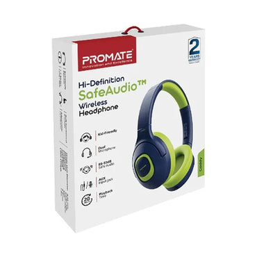 PROMATE Hi-Definition Wireless Headphone Color - Emerald