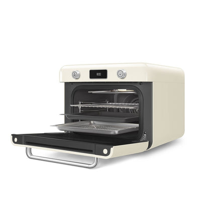 Smeg Countertop Combi Steam Oven 1800w 40L Cream Retro