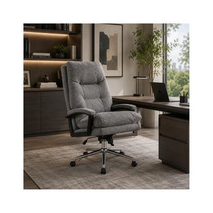 Colana Grey Fabric Office Chair, Executive Comfort CHN