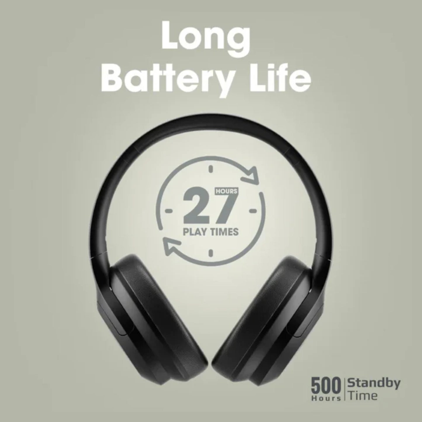 ANC High-Fidelity Stereo Wireless Headphones