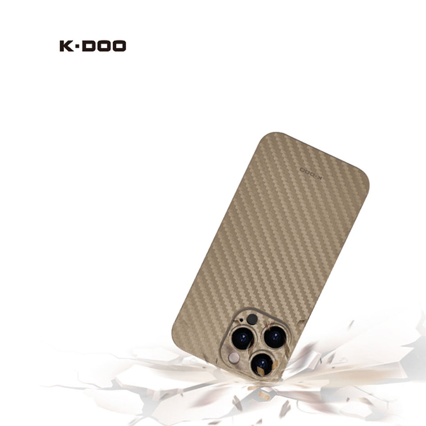 K-DOO AIR CARBON SERIES FOR IPHONE 14 PRO GOLD