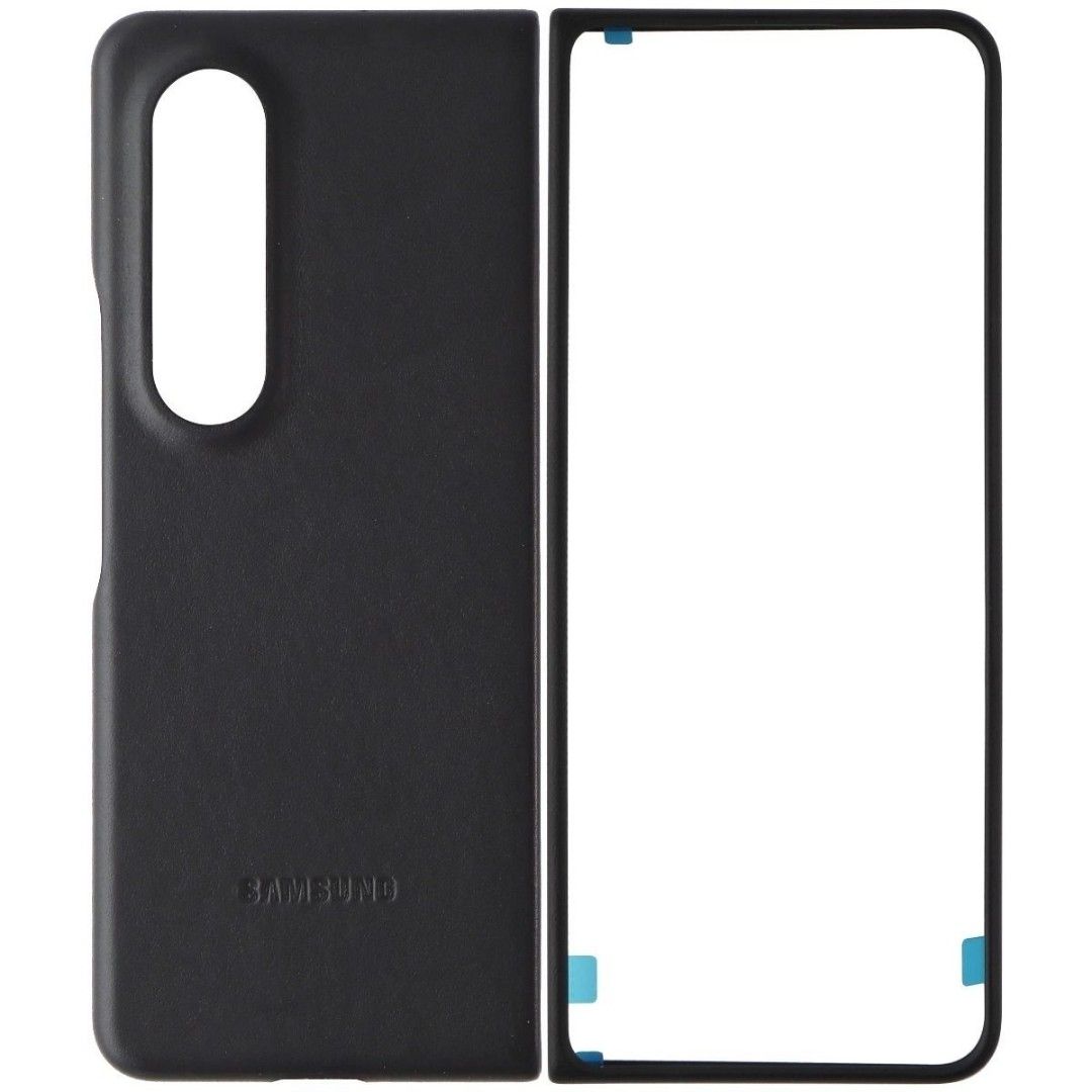 LEATHER COVER - GALAXY Z FOLD 4 - BLACK