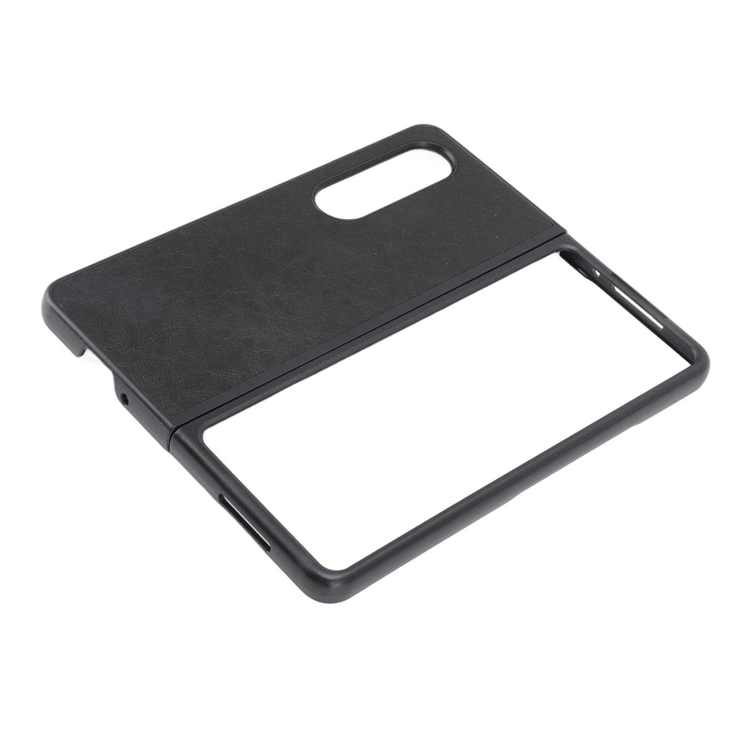 LEATHER COVER - GALAXY Z FOLD 4 - BLACK