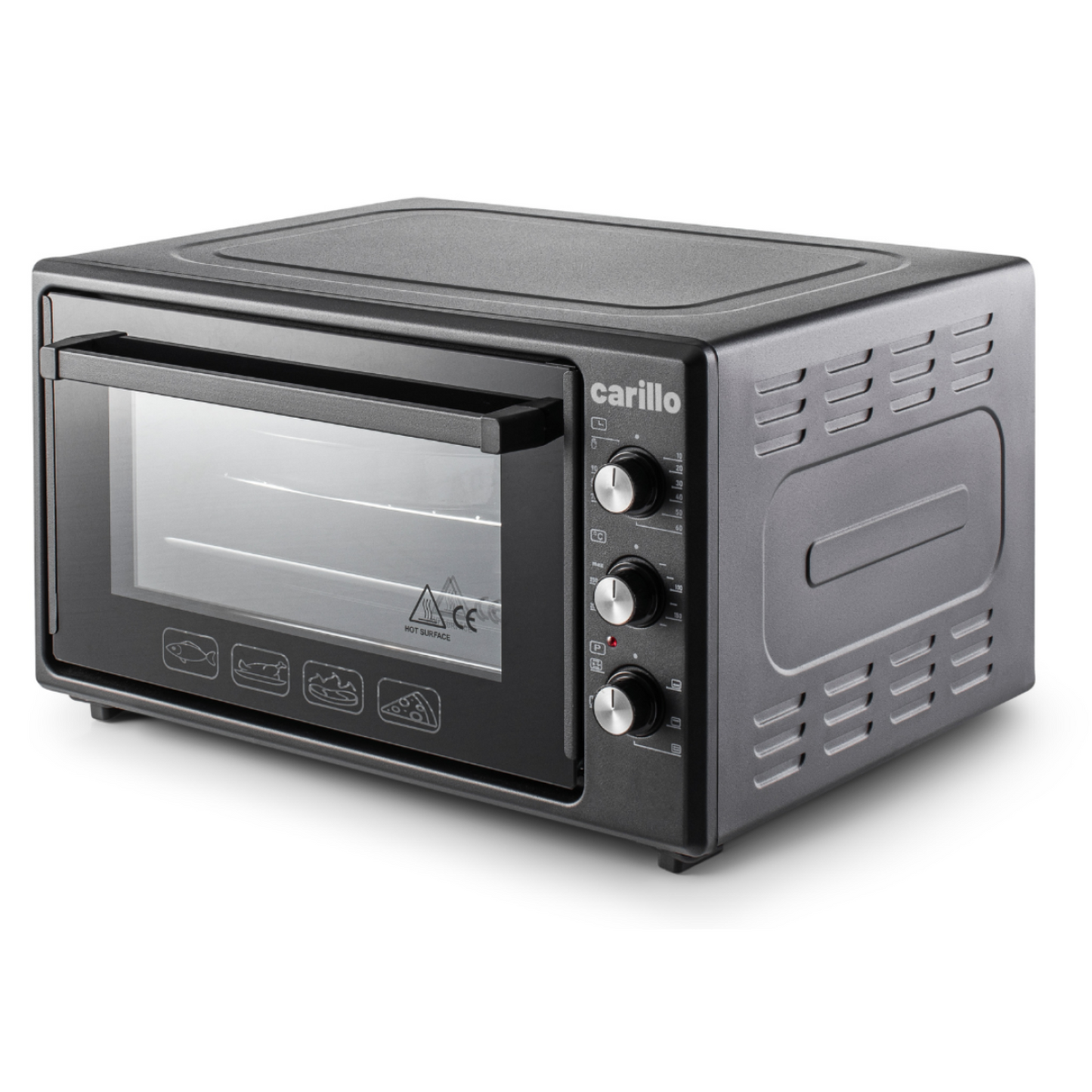 Carillo Electric Oven 60 L Double Glass Covection With Turbo