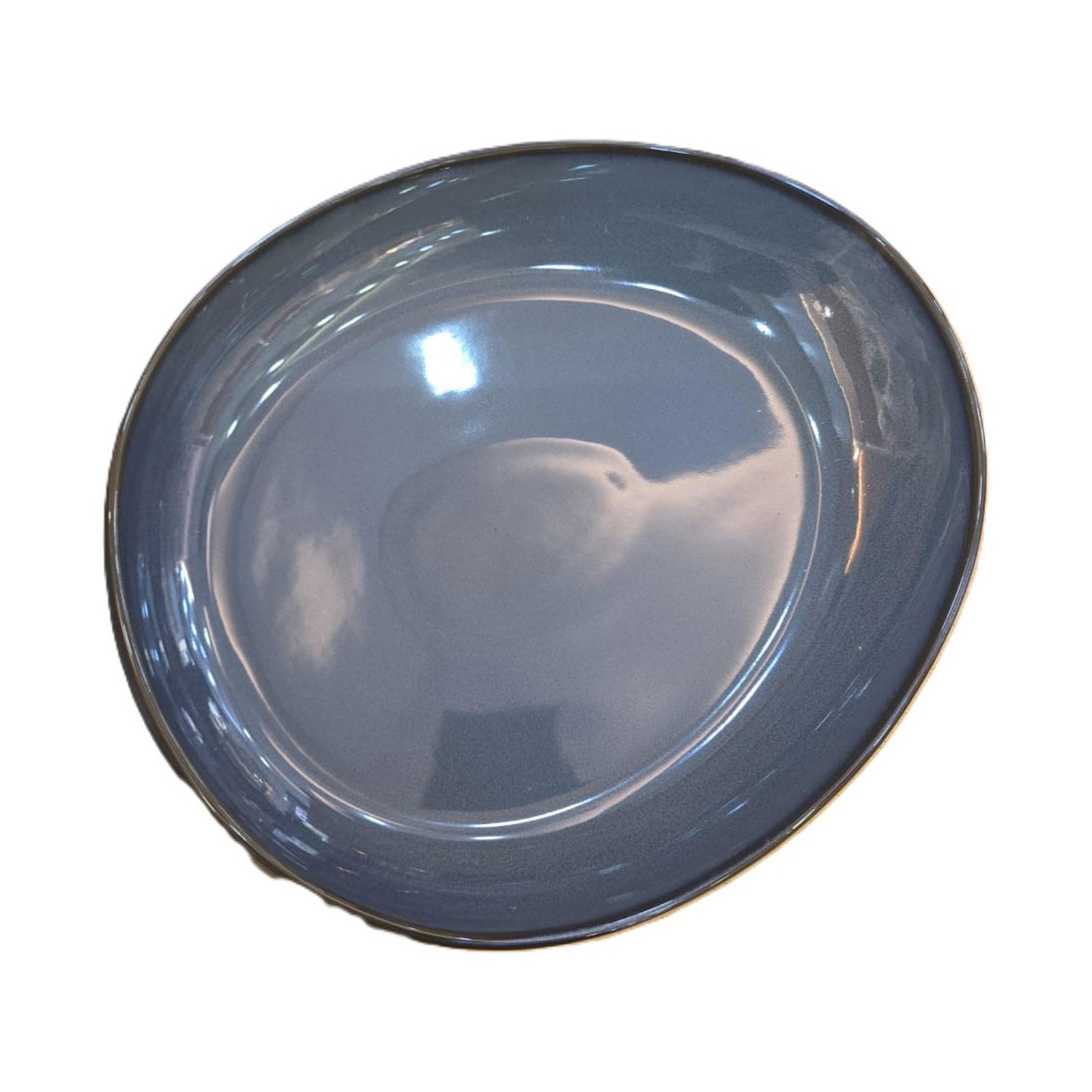 Bowl Azure 31x27x6 Cm Blue