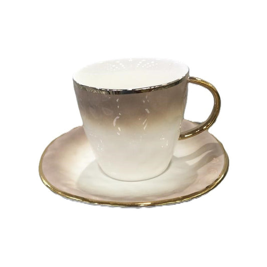 Tea cups & Saucers _ Mocha Mist