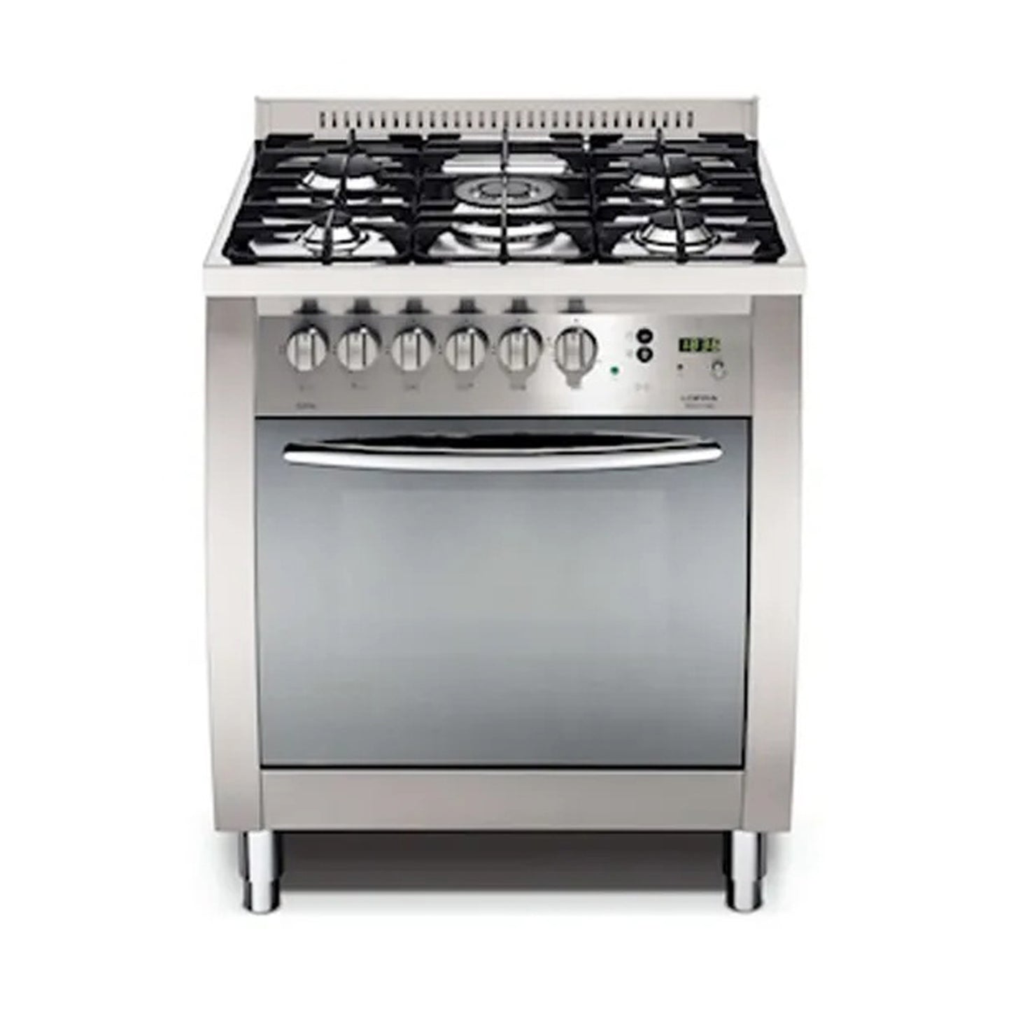 LOFRA Cooker 70 Cm 5 Gas Burners Wide Curve Door Stainless