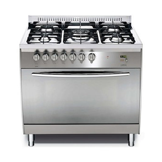 LOFRA Cooker 80 Cm 5 Gas Burners Wide Curve Door Stainless