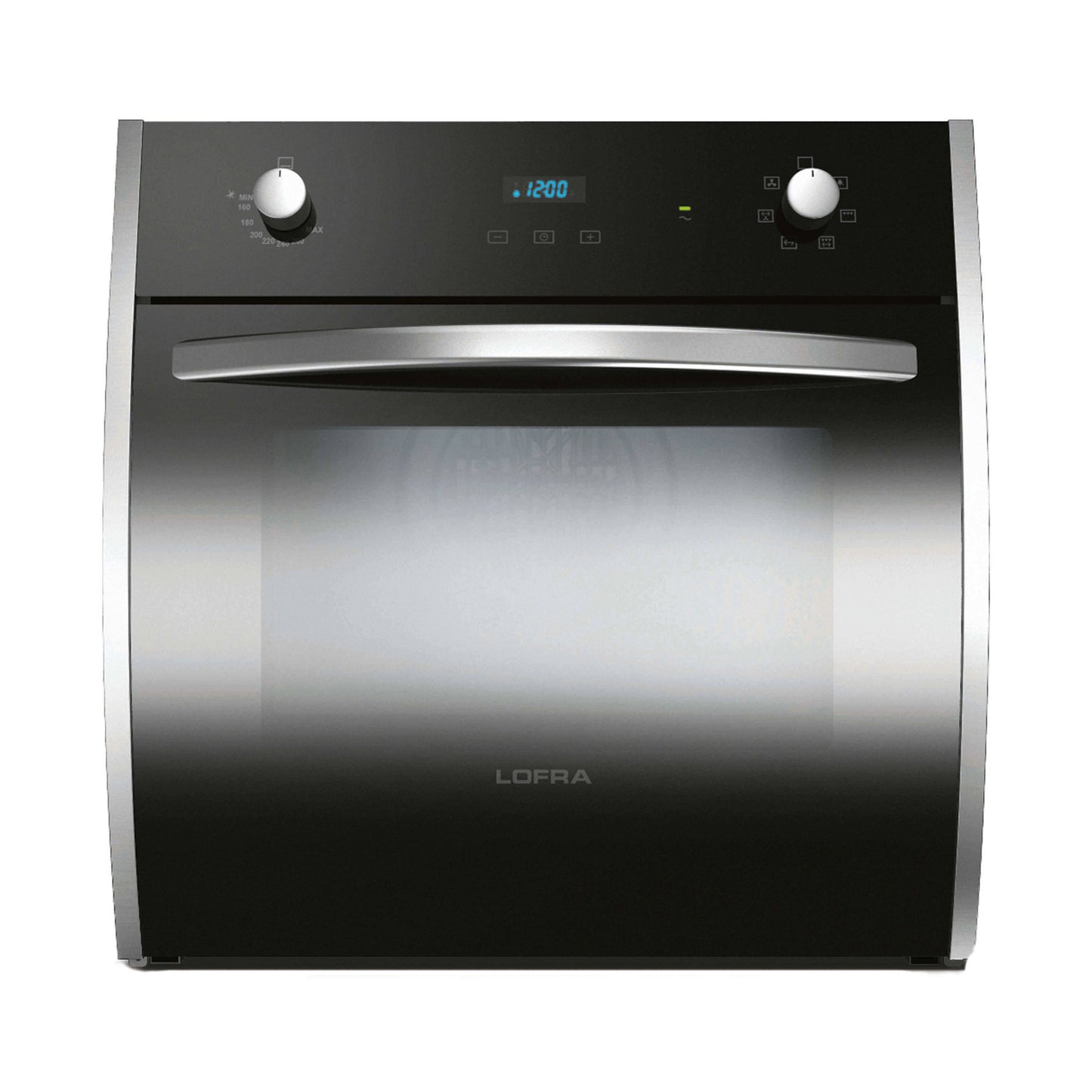 LOFRA Oven Gas Electric 60cm Convection Triple Door Black