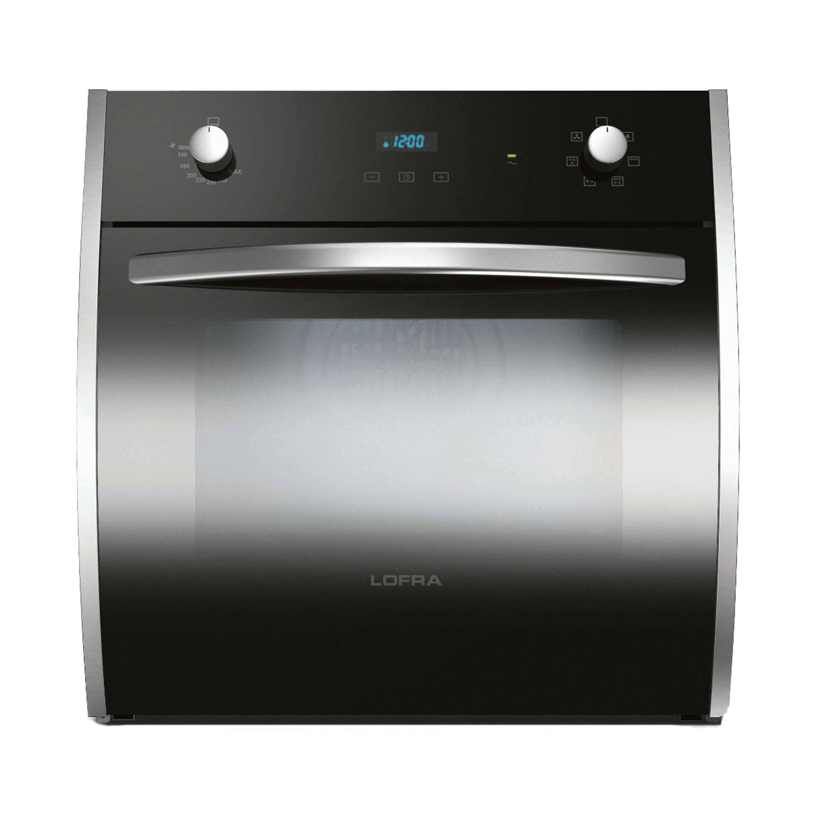 LOFRA Oven Gas Electric 60cm Convection Triple Door Black