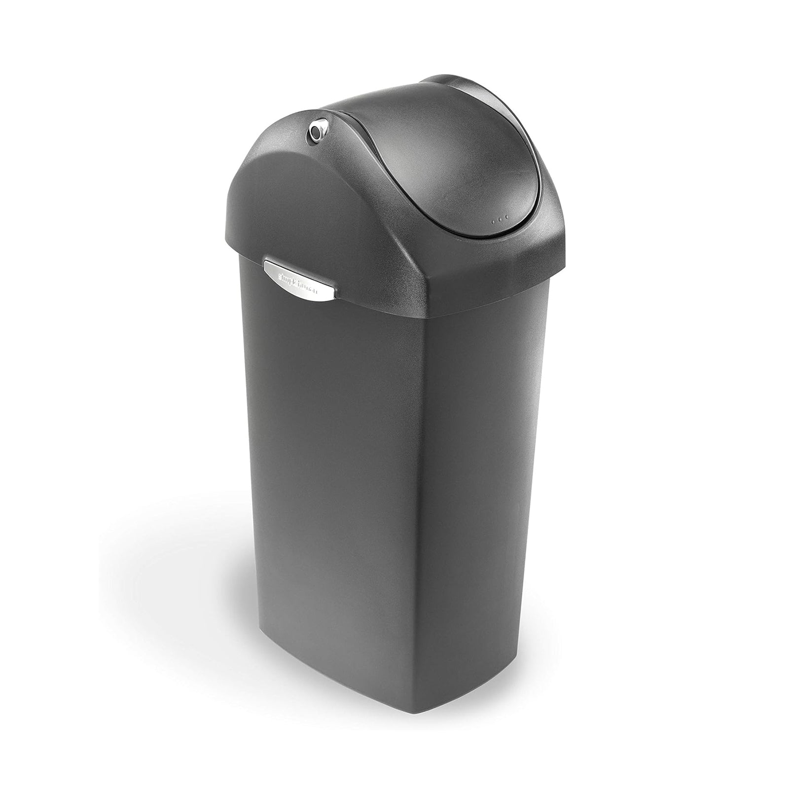 SWING LID BIN -PLASTIC GREY -60L