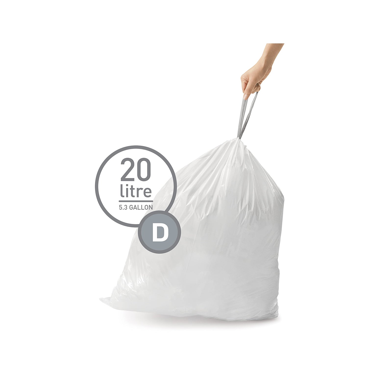Butterfly Liner Code D20L Pack of 20 SIMPLE HUMAN