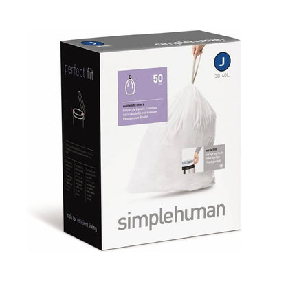 Liner Code J38-40L Pack of 50 SIMPLE HUMAN