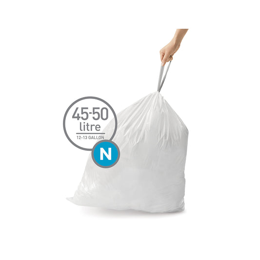 Liner Code N45-50L Pack of 20 SIMPLE HUMAN