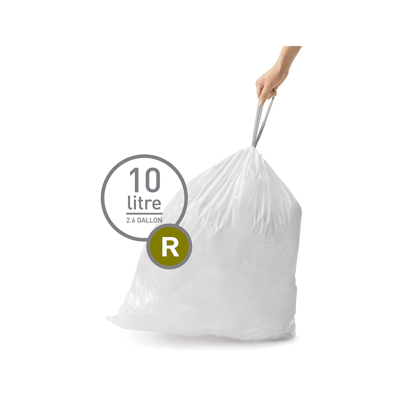 Liner Code R_10L Pack of 20 SIMPLE HUMAN