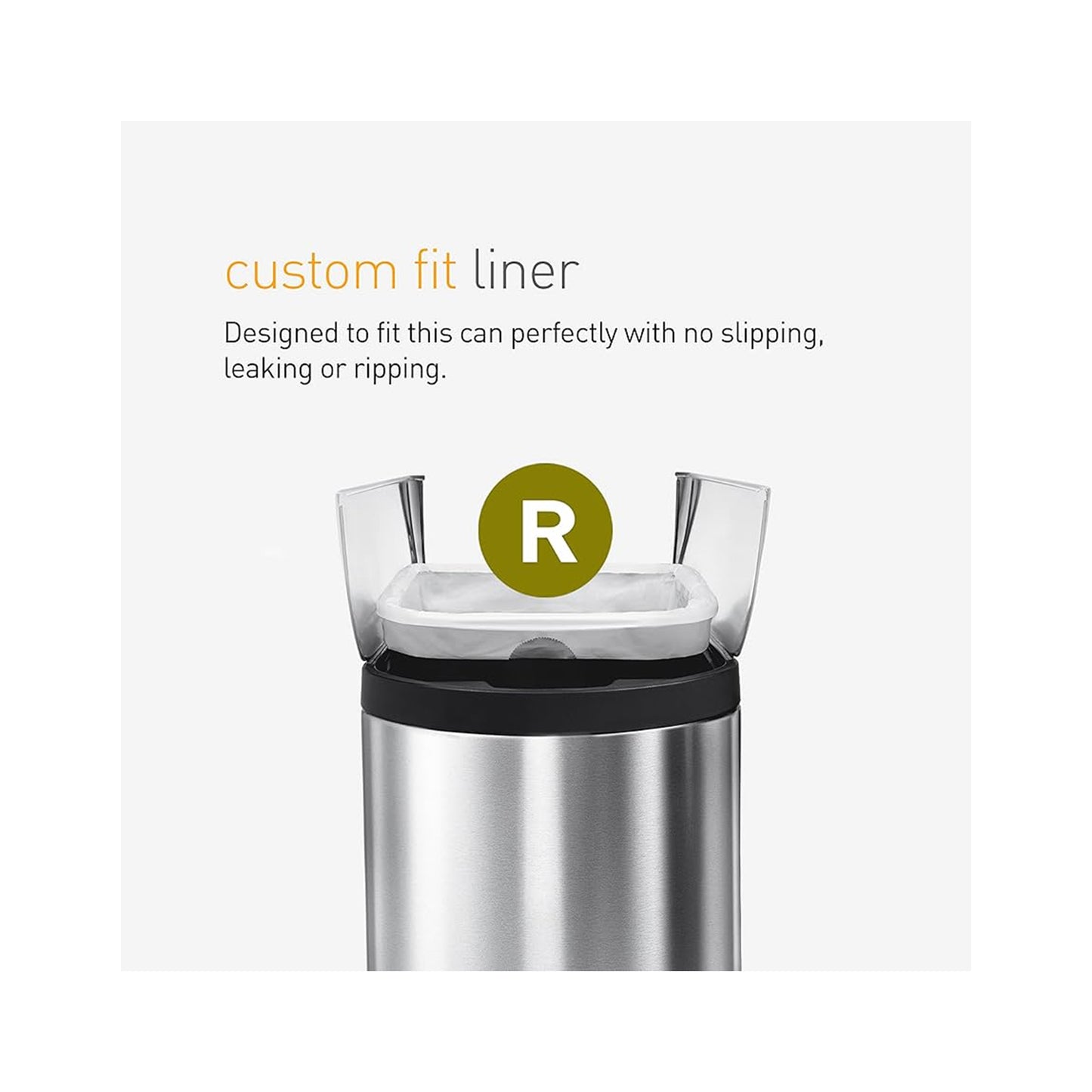 Liner Code R_10L Pack of 20 SIMPLE HUMAN