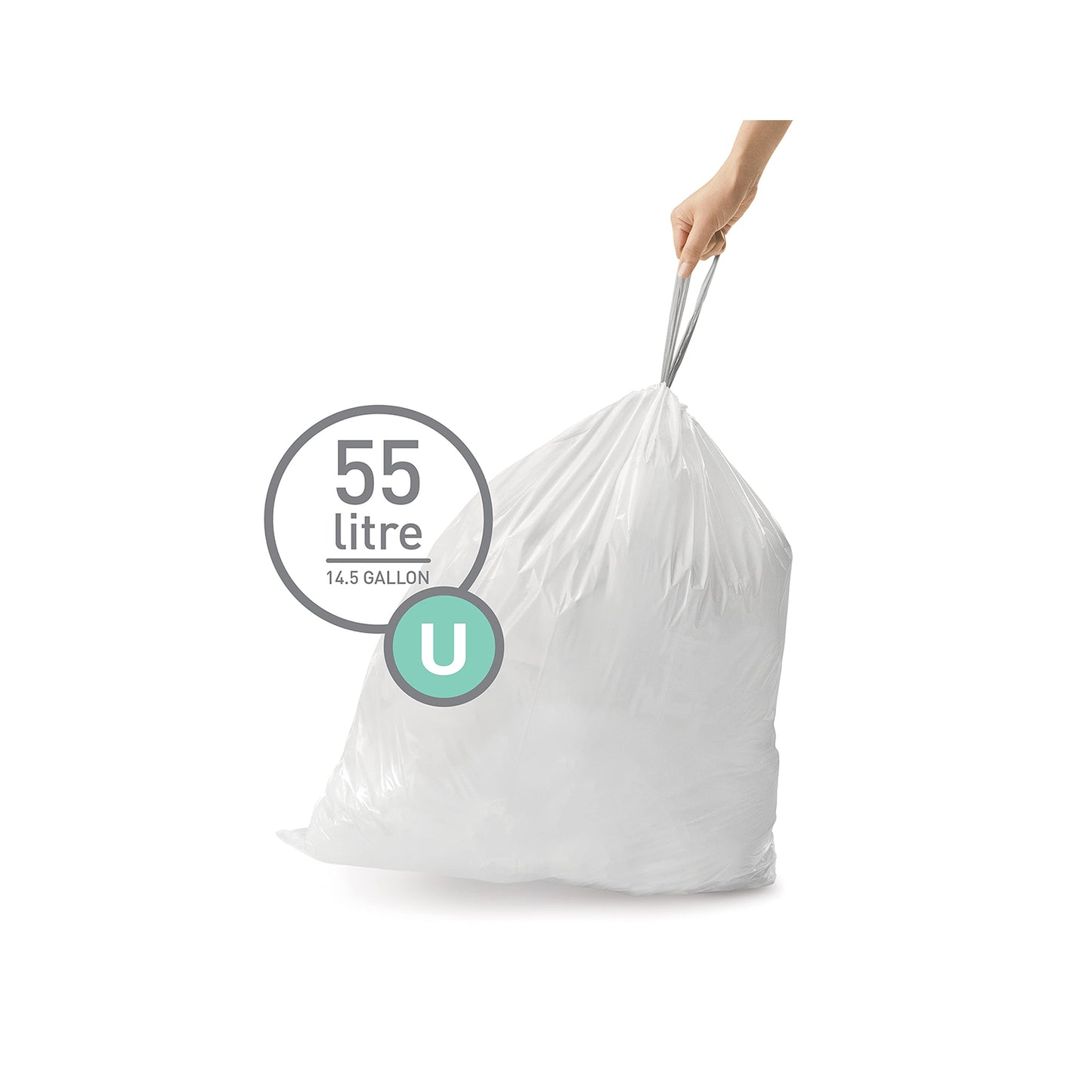 Liner Code U_55L Pack of 20 SIMPLE HUMAN